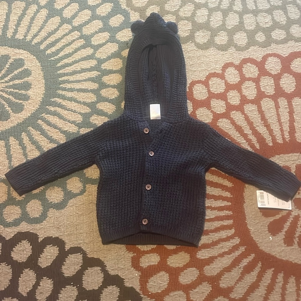 Carter’s  Button up Sweater with a Hood